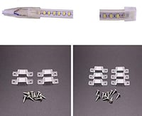 pcning 3M LED szalag 230V közvetlen csatlakozás 4000K fehér IP67 vízálló SMD5730 120LED/m 6