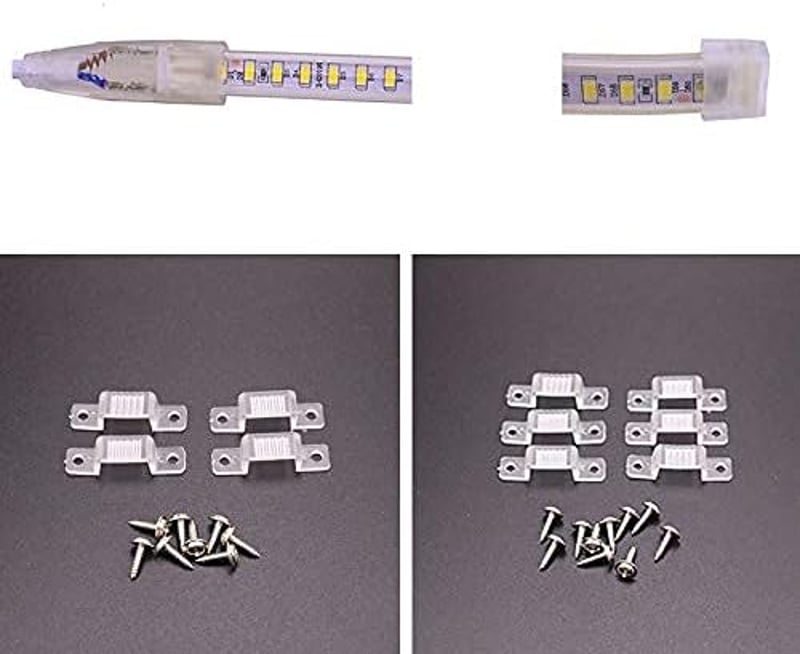 pcning 3M LED szalag 230V közvetlen csatlakozás 4000K fehér IP67 vízálló SMD5730 120LED/m