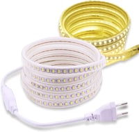 pcning 3M LED szalag 230V közvetlen csatlakozás 4000K fehér IP67 vízálló SMD5730 120LED/m 1