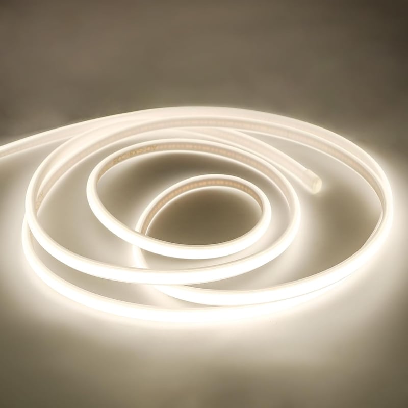 pcning COB LED szalag 230V 1m fehér 4000K vízálló IP67 csatlakoztatható