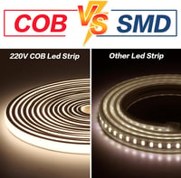 pcning COB LED szalag 230V 1m fehér 4000K vízálló IP67 csatlakoztatható 6
