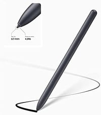 PCTC Galaxy Tab S7 FE stylus toll fekete, Samsung kompatibilis érintőceruza 2