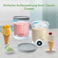 Súprava nádob PCTTOIL pre zmrzlinovač Ninja Swirl by CREAMi – kompatibilná s NC700, NC701EU, NC701EUSTGD, bez obsahu BPA, vhodná do umývačky riadu – 1-dielna súprava 8