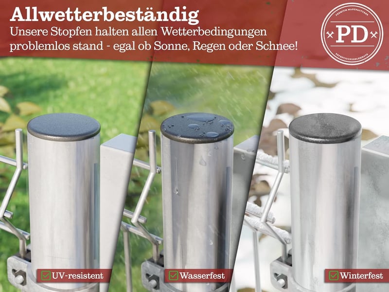 PD 50mm kerek csővédő dugó - szék- és bútorlábvédelem 4db