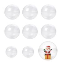 Sfere din plastic transparent PDirat pentru umplut, 100 bucăți, decorațiuni de Crăciun DIY, 60x2,8 cm și 40x3,5 cm, decor pentru petreceri 1