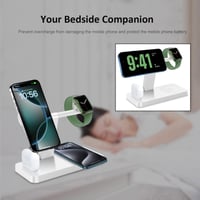 PDKUAI 4 v 1 magnetická bezdrôtová nabíjačka, kompatibilná s MagSafe pre iPhone 14/13/12, Apple Watch Ultra/SE/8/7/6/5/4/3/2, AirPods, 15W rýchlonabíjanie 5