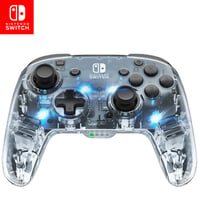 PDP Afterglow Deluxe vezeték nélküli gaming kontroller Nintendo Switch és OLED - RGB átlátszó 1