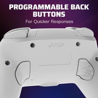 Bezdrôtový ovládač PDP Afterglow Wave pre Nintendo Switch, 8 RGB zón, 20-hodinová výdrž batérie – biely 4