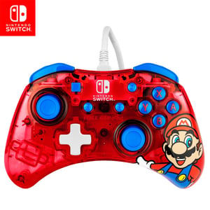 Drôtový ovládač PDP Rock Candy Mario pre Nintendo Switch – červený