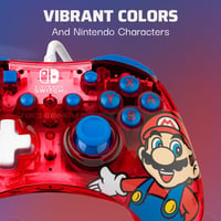PDP Rock Candy Mario vezetékes Nintendo Switch Pro kontroller – piros 2