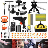 PDR TOOLS 87 részes karosszéria javító készlet csapágyáskalapáccsal és ragasztópisztollyal 1