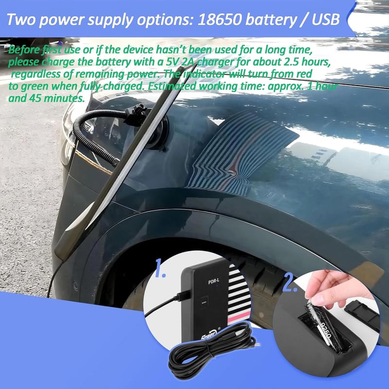 PDR TOOLS LED Karosszéria Javító Lámpa USB Akkumulátoros Dent Repair Világítás
