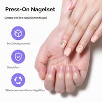 PEACECOLOR Sada na umelé nechty 240 ks, Krátke a stredne dlhé hranaté gélové nechty s mini UV lampou, Telovo-ružový gélový lak 10 ml, vrchný lak a lepidlo, pre začiatočníkov 4