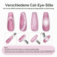 PEACECOLOR UV Gél lak Cat Eye Ružový 10 ml s magnetom, efekt mačacích očí, polotrvalý lak na nechty pre domáce použitie (DIY) 6