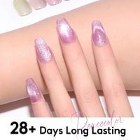 PEACECOLOR UV Gél lak Cat Eye Ružový 10 ml s magnetom, efekt mačacích očí, polotrvalý lak na nechty pre domáce použitie (DIY) 4