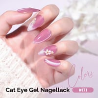 PEACECOLOR UV Gél lak Cat Eye Ružový 10 ml s magnetom, efekt mačacích očí, polotrvalý lak na nechty pre domáce použitie (DIY) 3