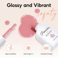 Súprava UV gélových lakov na nechty PEACECOLOR, 6 farieb, telová, ružová, biela, polopermanentná súprava lakov na nechty pre začiatočníkov, DIY manikúra, odstrániteľné namáčaním, 10 ml 4