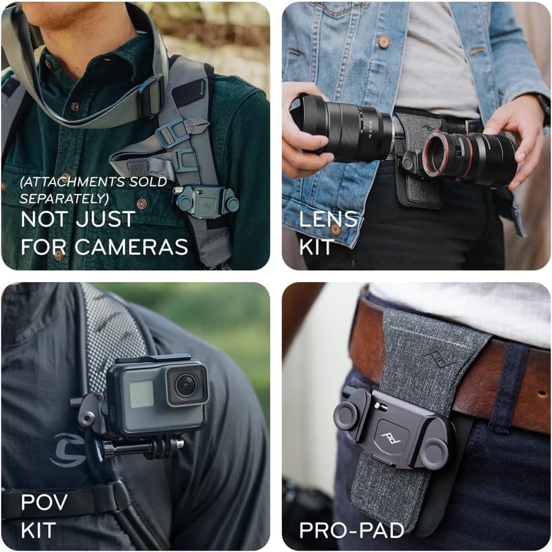 Peak Design Capture V3 fekete kamerafogó klip