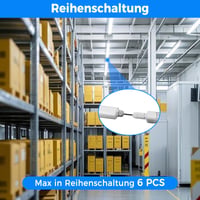 LED prachotesné svietidlo Peasur 120 cm 36 W IP65, vodotesné stropné svietidlo, 3960 lm, 3000 K/4000 K/6500 K, osvetlenie do dielne, pivnice a garáže 8