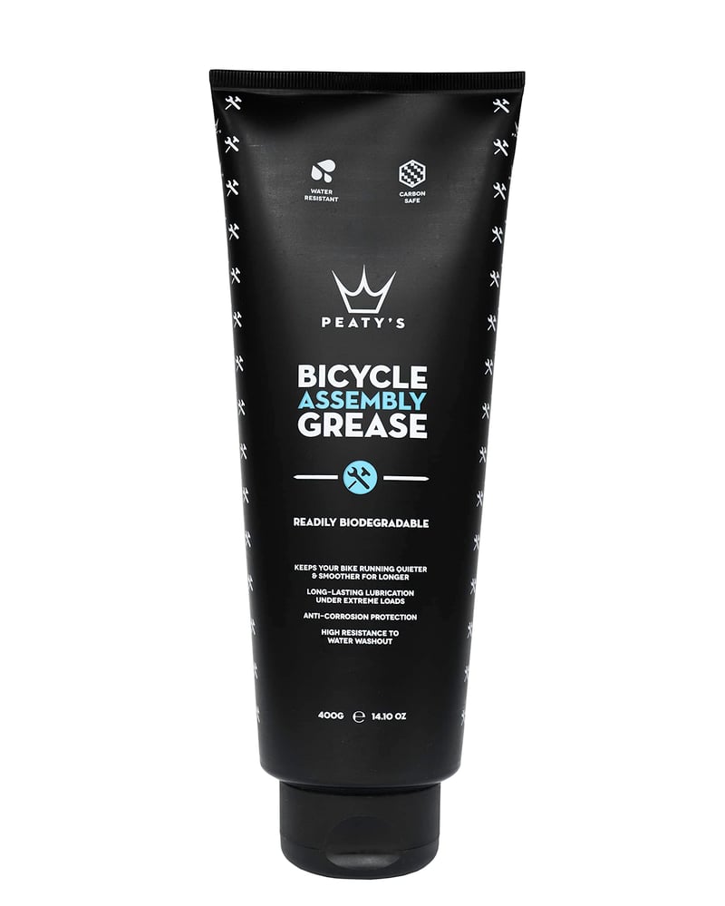 Vaselină pentru montaj biciclete Peaty's - Pastă de montaj cu frecare redusă, protecție împotriva coroziunii, lubrifiant de lungă durată, pentru carbon și toate tipurile de biciclete, 400 g