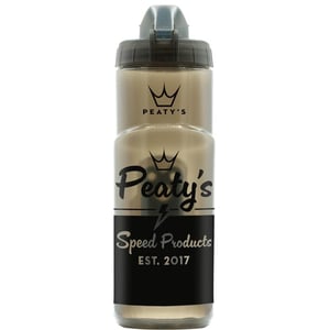 Peaty's x Fidlock Lockin set magnetske boce za bicikl i nosača 600 ml – Twist & Release, alternativa držaču boce, dimljena (Smoked)