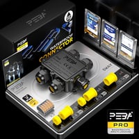 PEBA IP68 Vízálló Csatlakozó Doboz 5 Csatornás Kábel Elosztó Kültéri 6