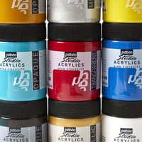 Akrylová farba Pebeo Studio Acrylics – Mars čierna, 500 ml – Pre profesionálnych aj začínajúcich umelcov 4