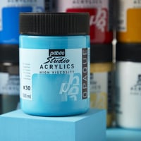 Akrylová farba Pebeo Studio Acrylics – Mars čierna, 500 ml – Pre profesionálnych aj začínajúcich umelcov 5