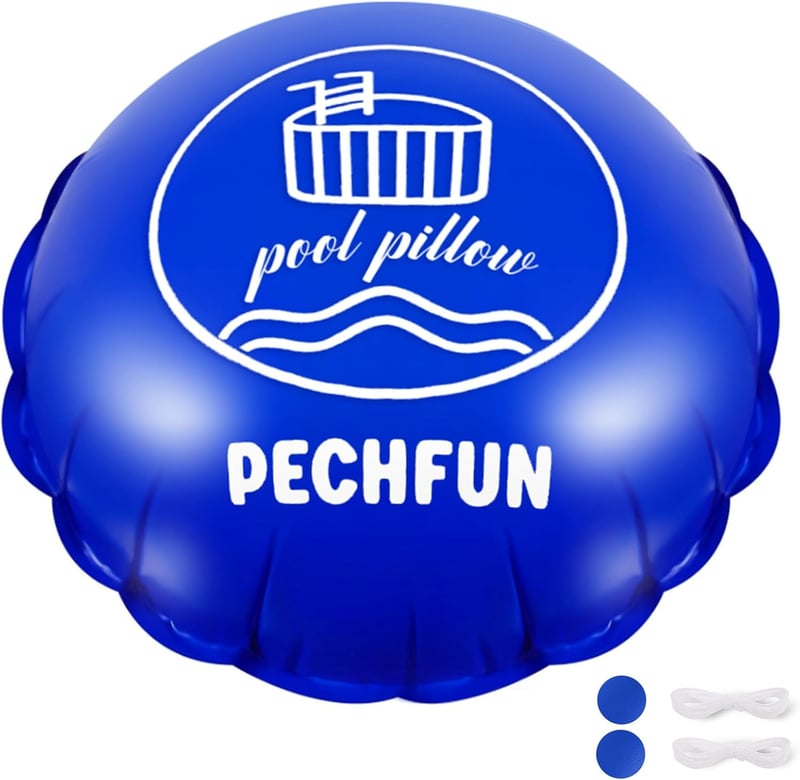Pechfun 3m Téli Medence Párna XXL Kék Biztonsági Szeleppel Javítókészlettel