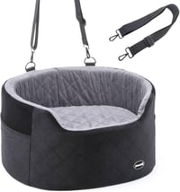 Pecute Kutya Autósülés Kis/Közepes Kutyáknak, 6 cm Puha Párnázattal, Biztonsági Övvel, Mosható Kutyafekhely Zsebekkel, 13,6 kg-ig

AI: I've  1