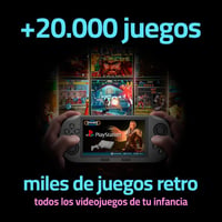 PEENWIN RetroGo Hordozható Retro Játékkonzol 20000+ Játékkal - LCD Kijelző, 3500mAh Akkumulátor, TV Kompatibilis, Multimédia Lejátszó 2