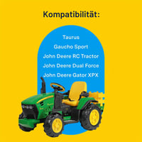 Batéria Peg Perego 12V/12Ah pre detské elektrické vozidlá – originálny náhradný akumulátor, nabíjateľný 3