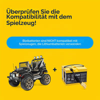 Originálna náhradná batéria Peg Perego 24V 8Ah pre elektrické vozidlá, nabíjateľná batéria 5