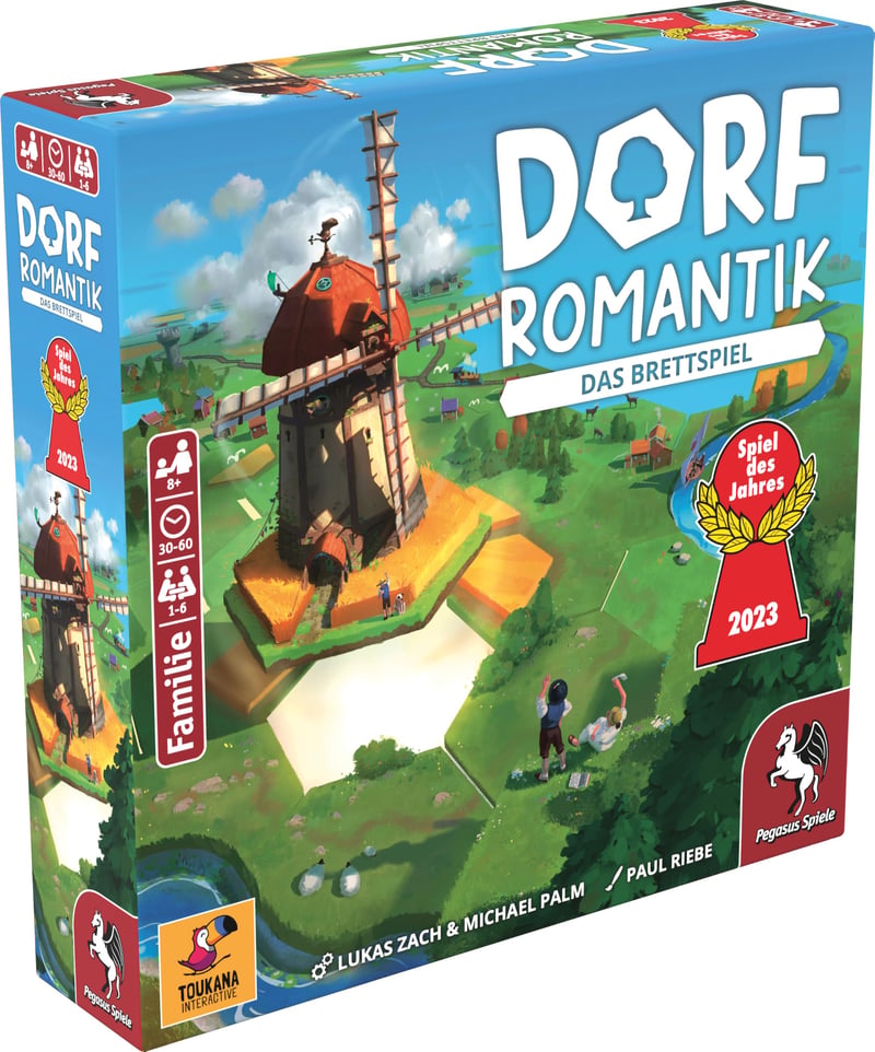 Spoločenská hra Pegasus Spiele 51240G Dorfromantik, Hra roka 2023
