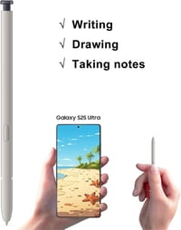 PeiDog Galaxy S25 Ultra S Pen Pótceruza Fekete - Digitális Érintőceruza Samsung Galaxy S25 Ultra-hoz, Stylus Toll Bluetooth Nélkül 4