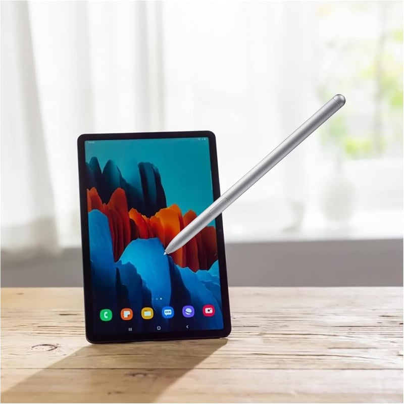 PeiDog S Pen Stylus Ceruza Samsung Galaxy Tab S7 S7+ Tablet Tollhoz - EJ-PT870 Kompatibilis Érintőceruza Mystic Silver Ezüst
