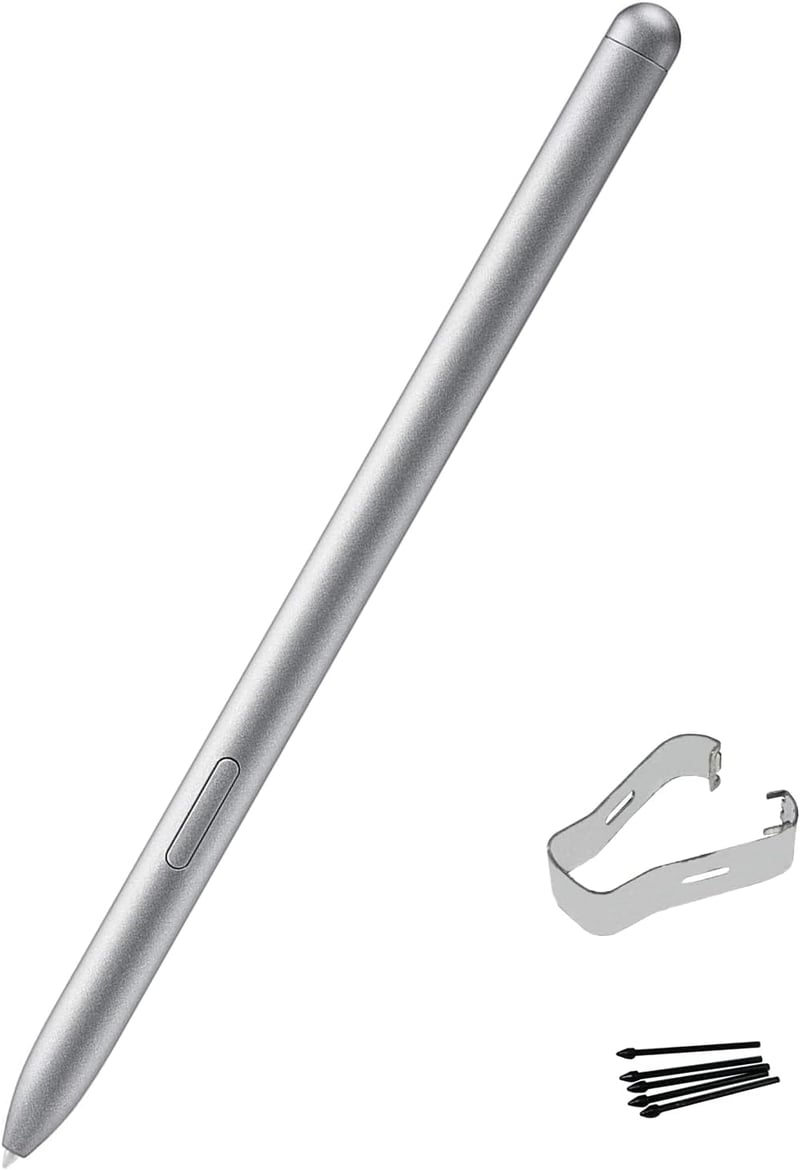 PeiDog S Pen Stylus Ceruza Samsung Galaxy Tab S7 S7+ Tablet Tollhoz - EJ-PT870 Kompatibilis Érintőceruza Mystic Silver Ezüst