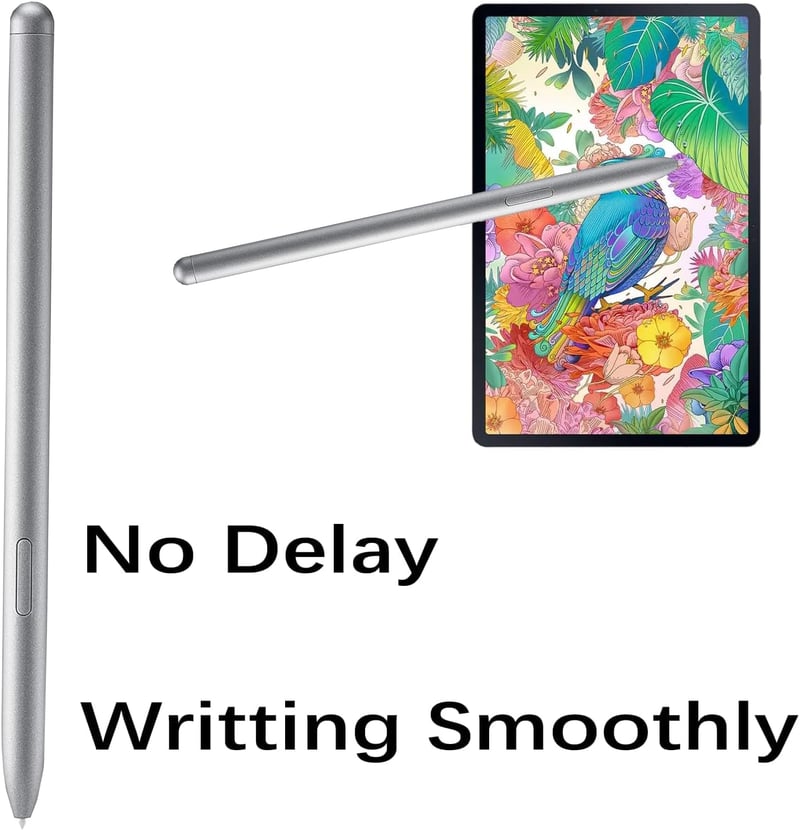 PeiDog S Pen Stylus Ceruza Samsung Galaxy Tab S7 S7+ Tablet Tollhoz - EJ-PT870 Kompatibilis Érintőceruza Mystic Silver Ezüst