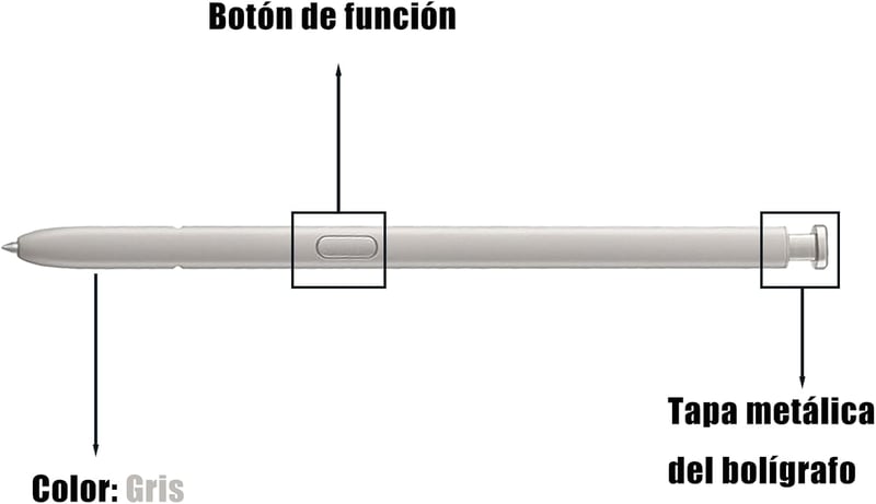 Peixiong S25 Ultra S Pen szürke stylus Samsung Galaxy S25 Ultra/S25+ helyettesítő toll
