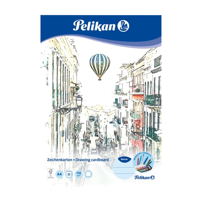 Výkresový kartón Pelikan 236805 A4 - 25 listov