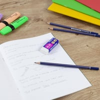 Pelikan AL20 Műanyag Radír, 6,5x1,2x2,1 cm, fehér, 3 db-os csomag 7