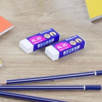 Pelikan AL20 Műanyag Radír, 6,5x1,2x2,1 cm, fehér, 3 db-os csomag 6