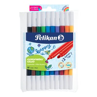 Set carioci Pelikan Colorella Duo – 10 culori, 10 bucăți, în etui de plastic 7