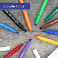 Set carioci Pelikan Colorella Duo – 10 culori, 10 bucăți, în etui de plastic 3