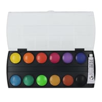 Set de acuarele Pelikan cu 12 culori și tub de alb opac, 1 buc. 1