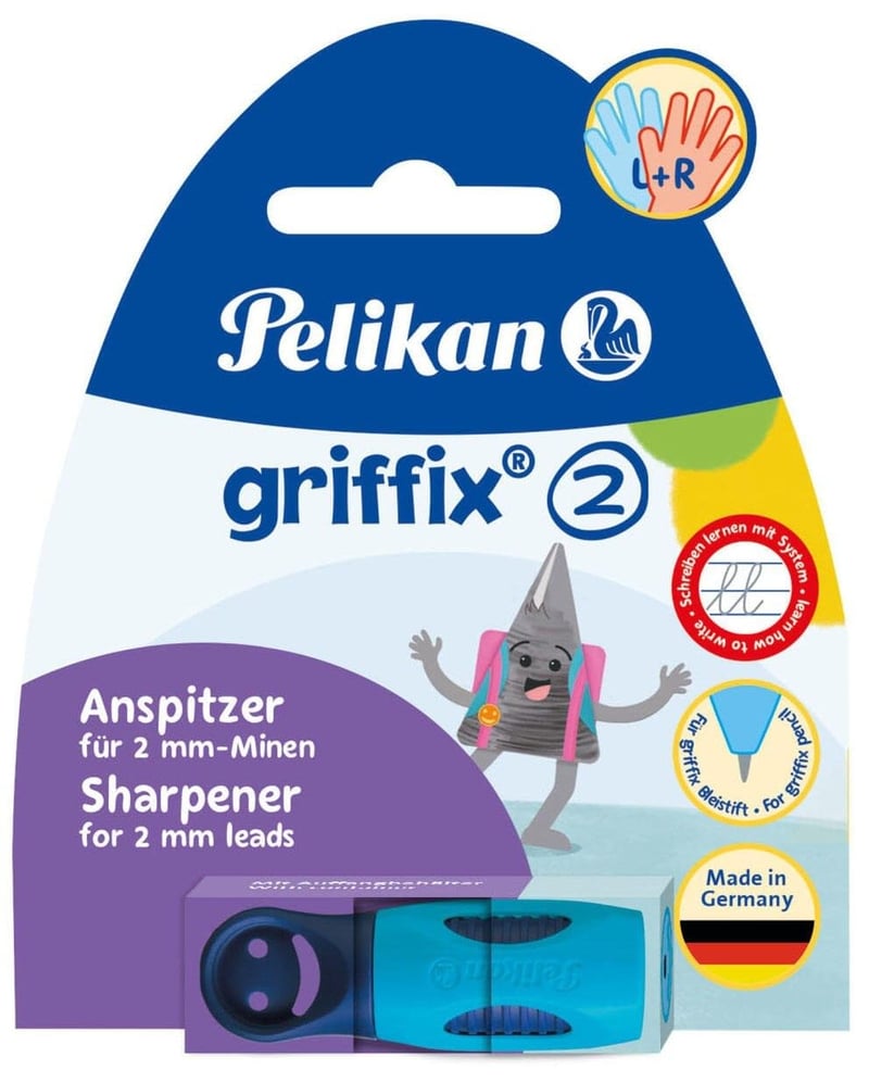 Pelikan griffix Strúhadlo so zásobníkom na 2 mm tuhy, oceánovo modrá, 1 ks