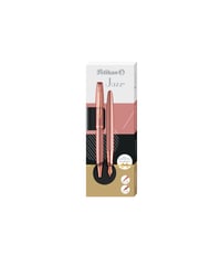 Súprava plniaceho pera a guľôčkového pera Pelikan Jazz Noble Elegance K/P36, ružová (Rose), elegantné plniace pero na bombičky a kovové guľôčkové pero 9