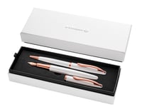Sada plniaceho pera a guľôčkového pera Pelikan Jazz Noble Elegance K36+P36 – perleťovo biela 1