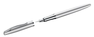 Nalivpero Pelikan Jazz Noble Elegance P36 srebrno, M pero, elegantno metalno nalivpero na patrone, u preklopnoj kutiji