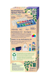 Súprava krycích farieb Pelikan K12 Eco, 12 farieb + krycia biela, 1 balenie 5